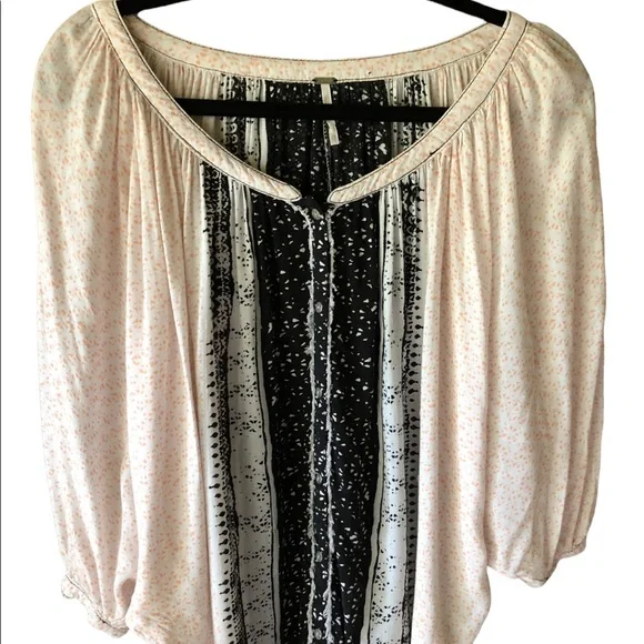 Free People Days of Romance Peasant Blouse. Ivory. Size XS - Picture 7 of 11